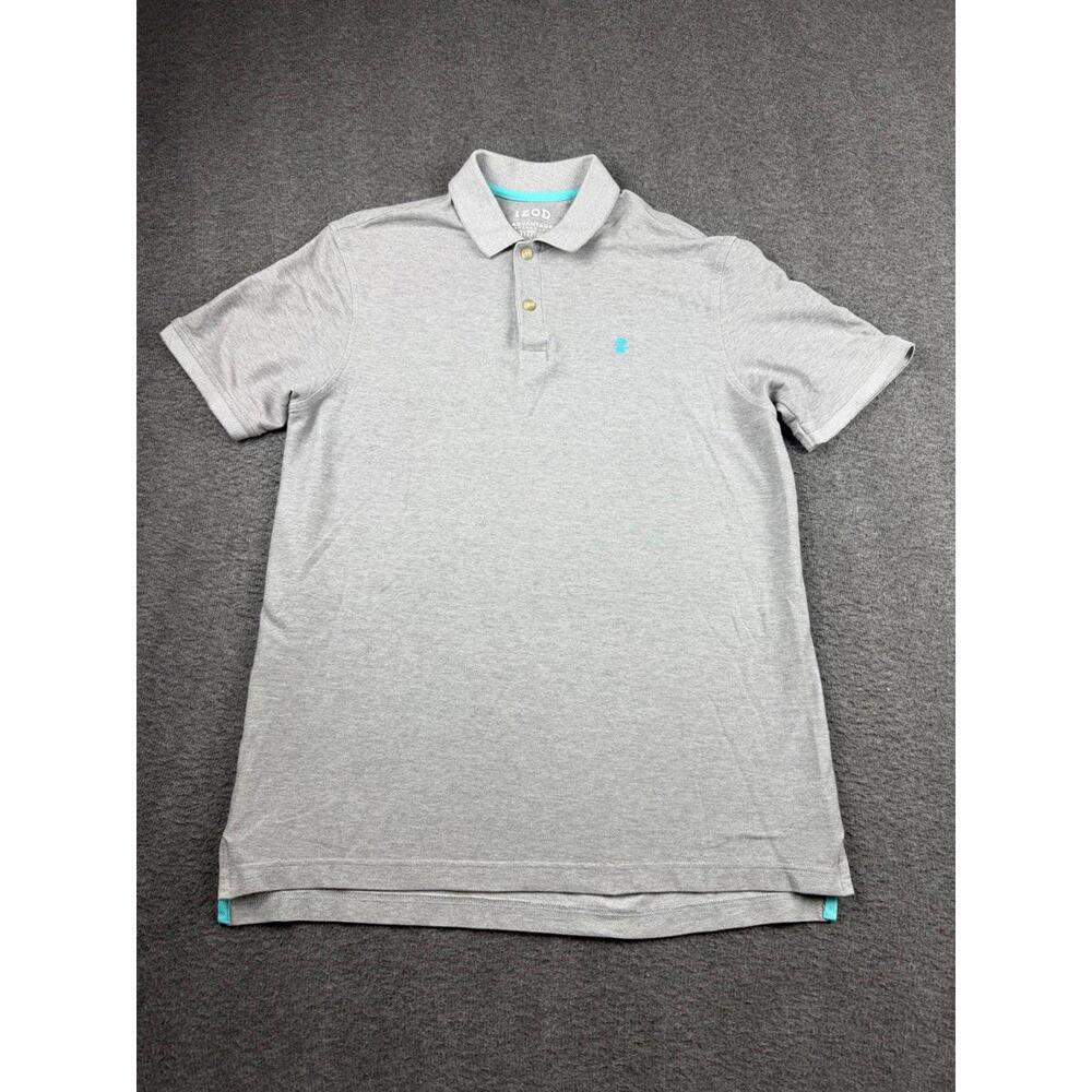 IZOD Advantage Performance Men's Polo Shirt Large Gray